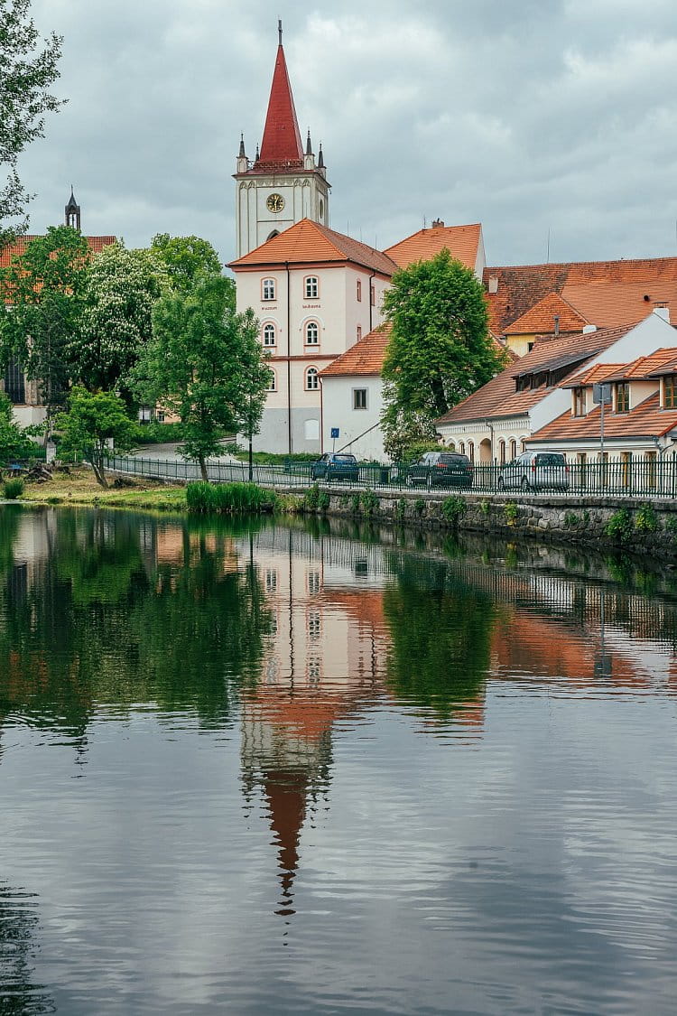 Mesto Blatna ve vodě