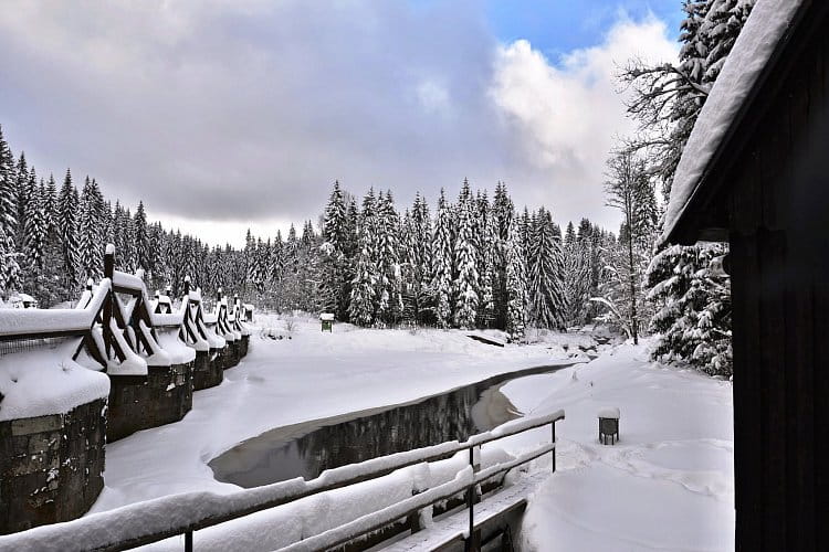 Zima přišla na Šumava