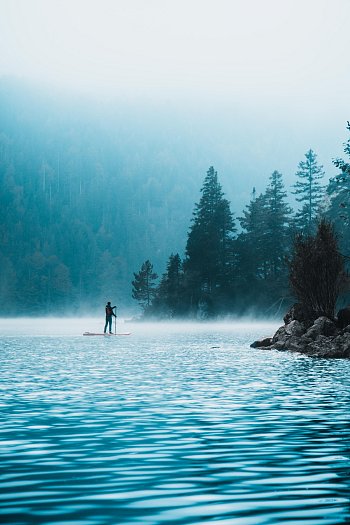 Podzimní paddleboarding